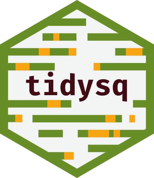 tidysq - tidy R package for analysis and manipulation of biological sequences